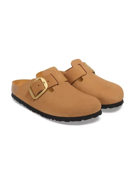 Кожаные мюли Birkenstock с пряжкой