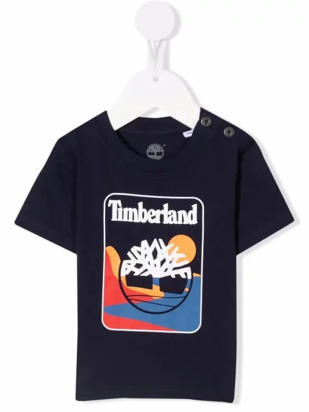 Koszulka dziecięca Timberland niebieska