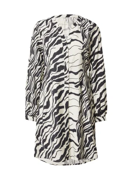 ONLY Rochie tip bluză negru alb
