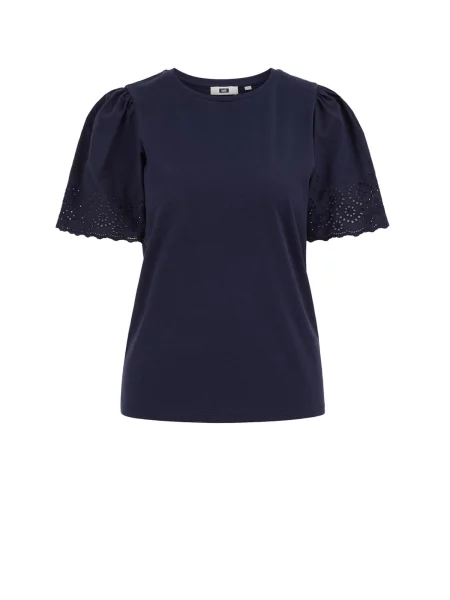 WE Fashion Tricou închis albastru