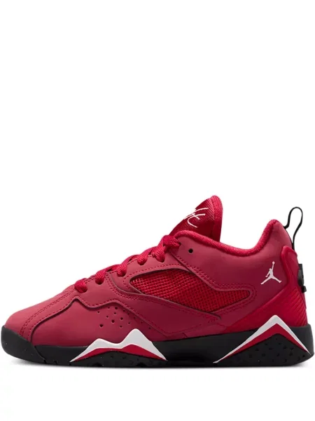 Sneakerși Jordan cu broderie roșu