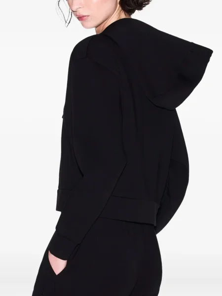 Geacă Armani Exchange cu glugă negru