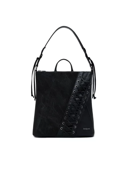 Desigual Τσάντα Patch Tango P μαύρο