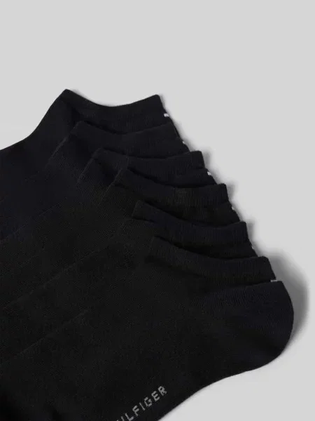 Skarpety z mieszanka bawełny w zestaw 6 par Tommy Hilfiger czarne