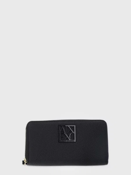 Armani Exchange portfel czarny
