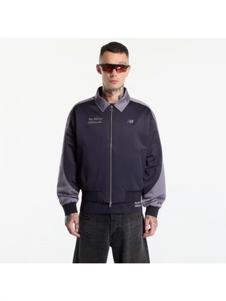 Jachetă New Balance Sport Legacy Stadium Jacket Dark Night/ Neptune Grey Pfp L gri