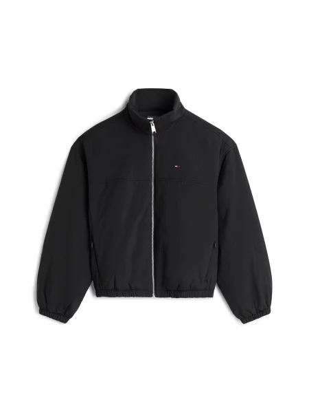 Tommy Jeans Geacă de primăvară-toamnă negru