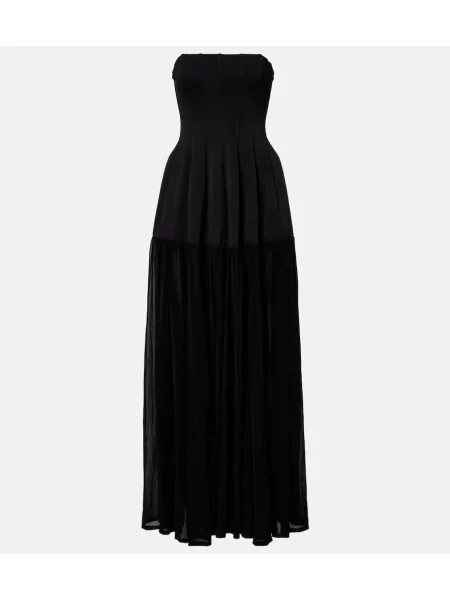 Rochie maxi Simkhai din tul de costum negru