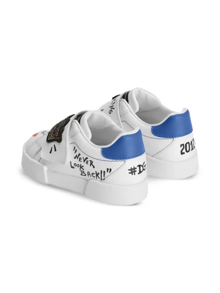 Sneakersy dziecięce Dolce And Gabbana białe