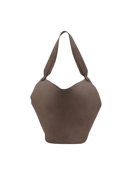 Torba Khaite zamszowa brązowa