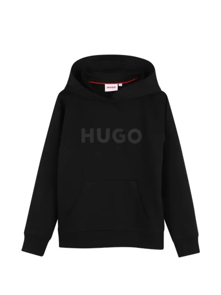 Bluza z kapturem dziecięca Hugo czarna
