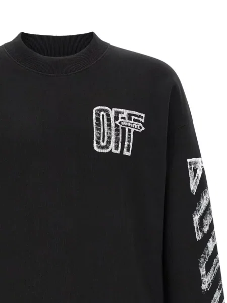 Hanorac Off-white cu imagine alb