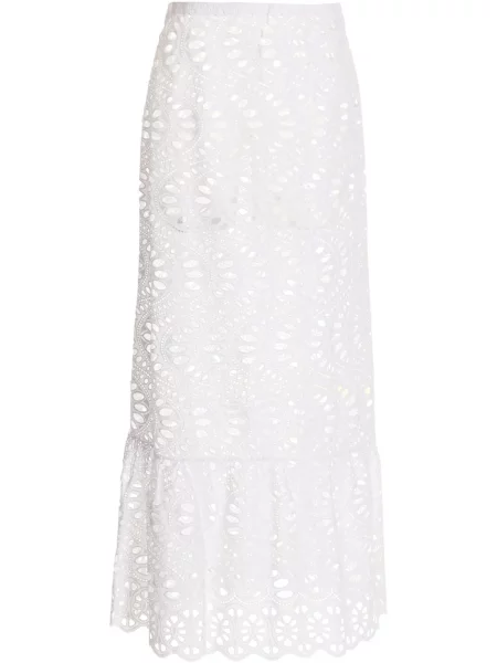 Fusta maxi Giambattista Valli alb