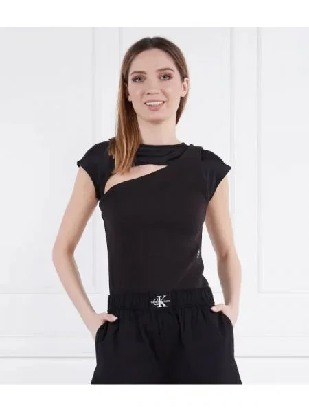 Calvin Klein Jeans Bluză negru