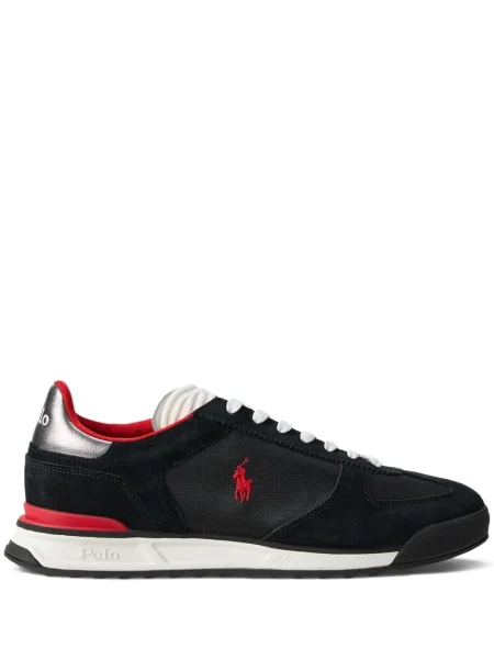 Șapcă Polo Ralph Lauren de mătase cu broderie cu dungi negru