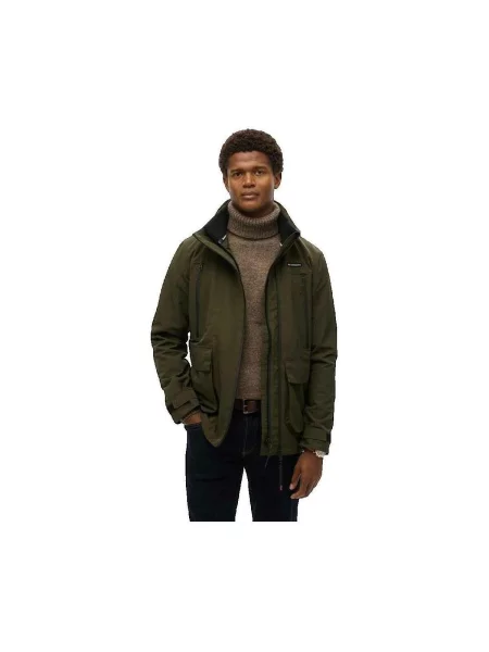 Superdry & Co Geacă de primăvară-toamnă oliv verde