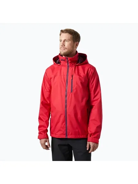 Pánska bunda Helly Hansen Crew Hooded červená