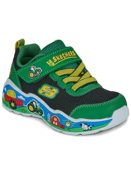 Pantofi copii Skechers verde