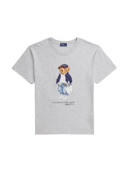 Polo Ralph Lauren Marškinėliai Pilka balta