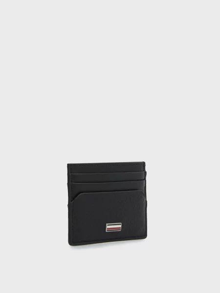 Кожаный кошелек Tommy Hilfiger черный