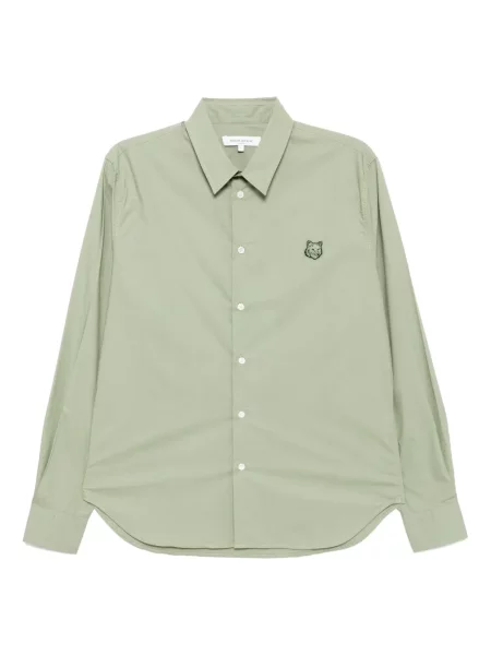 Košile Maison Kitsuné zelená