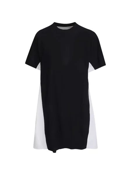 Rochie mini Sacai tricotate de costum mini alb