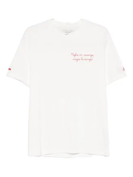 Tricou Mc2 Saint Barth cu broderie alb