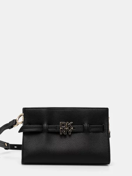 Geanta de piele Dkny din piele negru