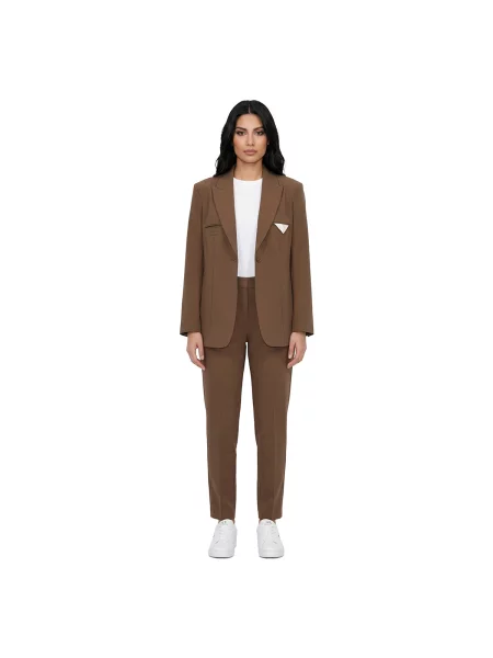 Armani Exchange Sacou | Relaxed fit maro