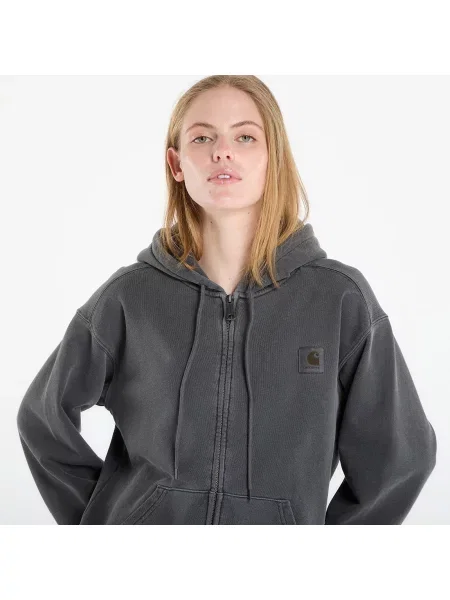 Bunda Carhartt Wip s kapucňou čierna