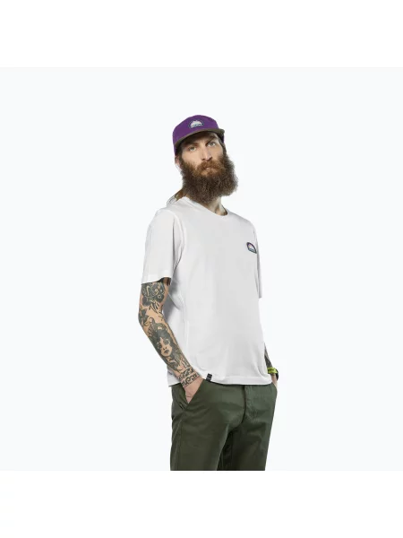 Tricou pentru bărbați Salewa Eagle Anniversary Optical White alb