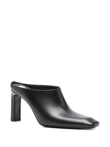 Papuci tip mules Toteme din piele negru