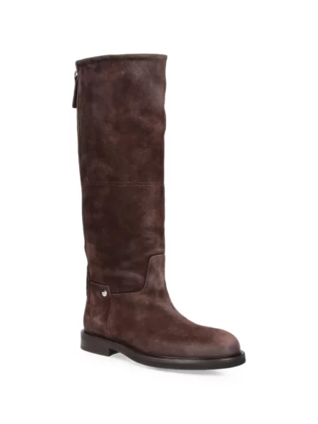 Botine Poeve din piele maro