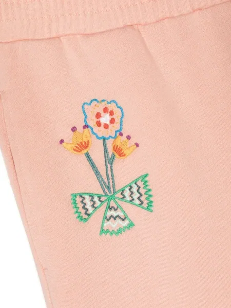 Spodnie dziecięce Stella Mccartney różowe