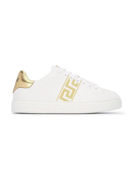 Haftowane sneakersy Versace białe