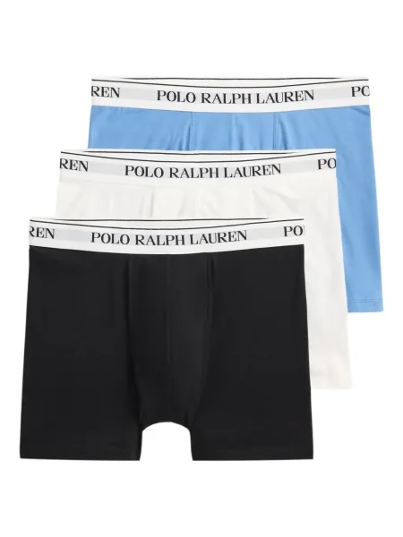 Chiloți Polo Ralph Lauren din țesătură twill cu autograf cu glugă albastru