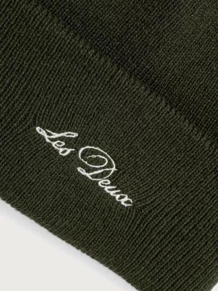 Les Deux Căciulă Signature închis / alb verde