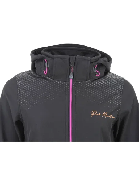 Geacă Peak Mountain softshell negru