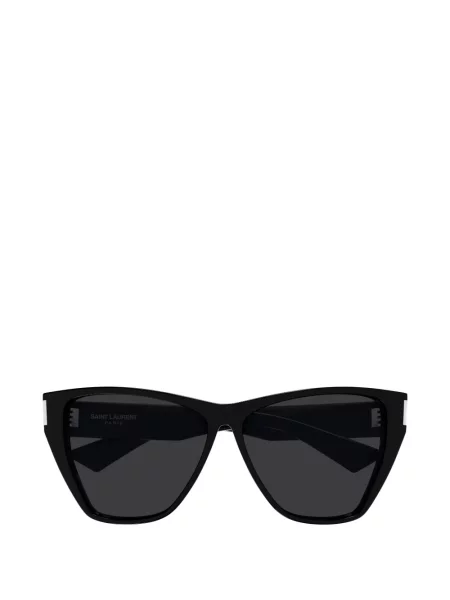 Ochelari de soare Saint Laurent Eyewear cu imprimeu geometric negru