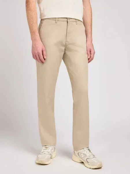 Lee Nadrág Regular Chino Stone bézs