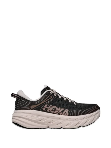 Sneakerși Hoka cu șireturi din dantelă negru