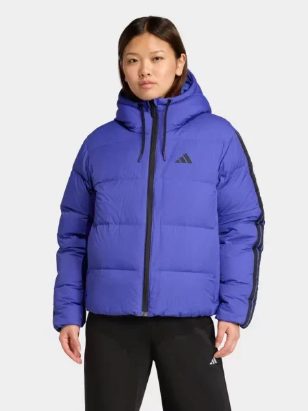 Пуховик adidas ESSENTIALS CLIMAWARM синій