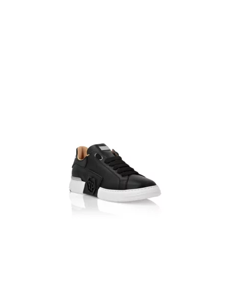 Sneakersy Philipp Plein skórzane czarne