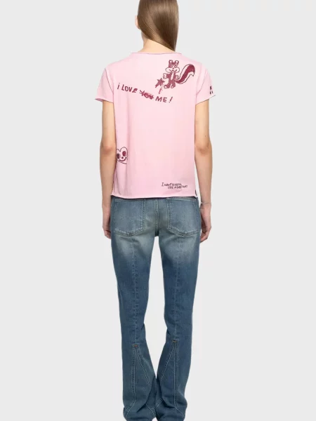 Футболка Zadig&voltaire рожева