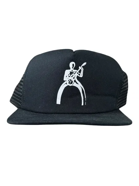 Șapcă Chrome Hearts cu imagine cu motiv cu inimi negru