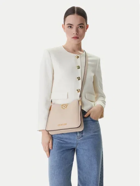 LOVE MOSCHINO Дамска чанта Екрю