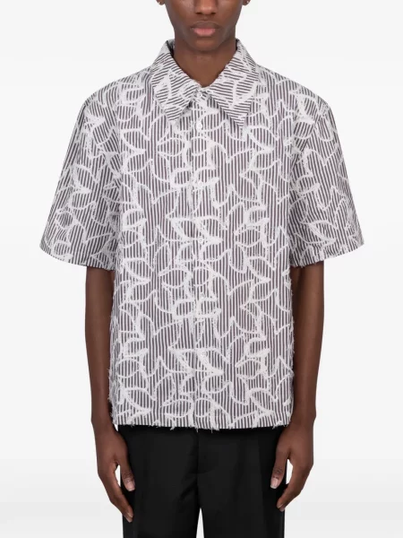 Pruhovaná košile Séfr šedá