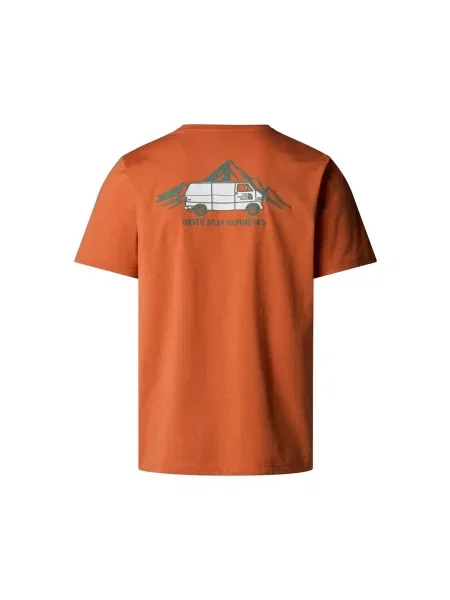 Tricou The North Face portocaliu