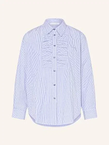 Rich & Royal Koszula Z Falbankami blau biała