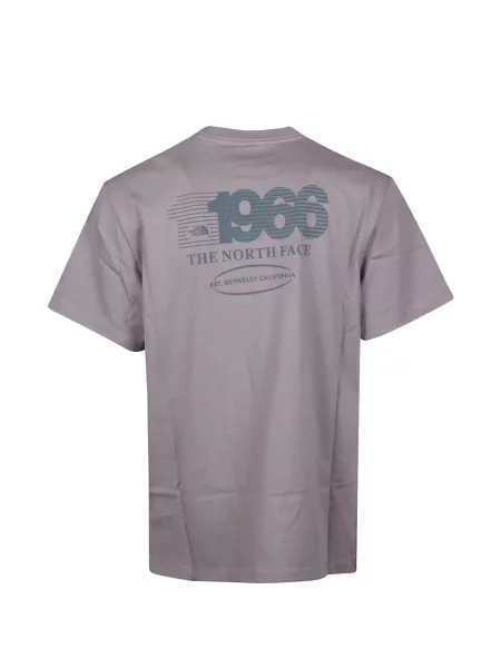 Tricou The North Face cu imagine gri